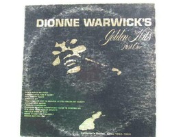 Dionne Warwick&#39;s Golden Hits Part One SPS 565 Scepter Records Circa 1962... - £4.47 GBP
