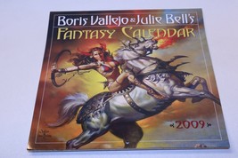Boris Vallejo &amp; Julie Bell&#39;s 2009 Fantasy Calendar-Opened but Unused/No ... - £7.82 GBP