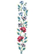 January Carnations and Snowdrops Bookmark Cross Stitch Pattern | Digital... - $3.99