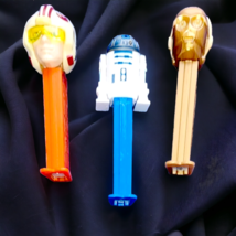 VINTAGE A LOT OF 3 OFFICIALLY LICENSED STAR WARS PEZ DISPENSERS - £6.03 GBP