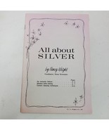 Vintage 1965 All About Silver by Nancy Wright Home Economics Booklet - $11.00