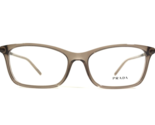 PRADA Eyeglasses Frames VPR 16W 05N-1O1 Clear Honey Gold Cat Eye 54-17-140 - $158.73