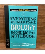 Everything You Need to Ace Biology in One Big Fat Notebook (Big Fat Note... - $9.50