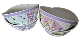 Zak Designs Four (4) Melamine Disney RAPUNZEL 6&quot; Dia. Cone Shaped Bowls ... - $30.00