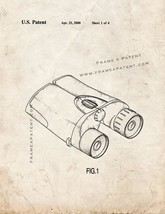 Binoculars  Patent Print - Old Look - £6.23 GBP+