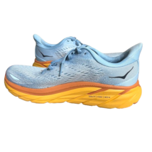 Hoka One One Clifton 8 Womens Size 7 B Running Shoes Sneakers Blue Orange - £85.75 GBP