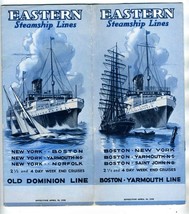 Eastern Steamship Lines 1938 Booklet Old Dominion &amp; Boston Yarmouth Line - £21.90 GBP