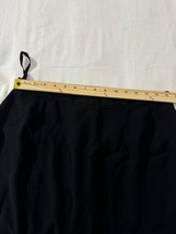 Ann May & Co Women's Black Rear Zipper Double Slits Pull-On Pencil Skirt Size 14 image 11