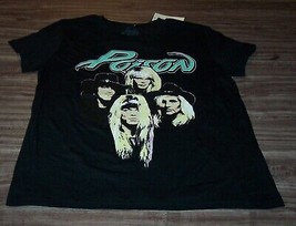 Women&#39;s Teen Juniors Poison T-shirt Band Small New w/ Tag Heavy Metal 1980&#39;s - £15.80 GBP