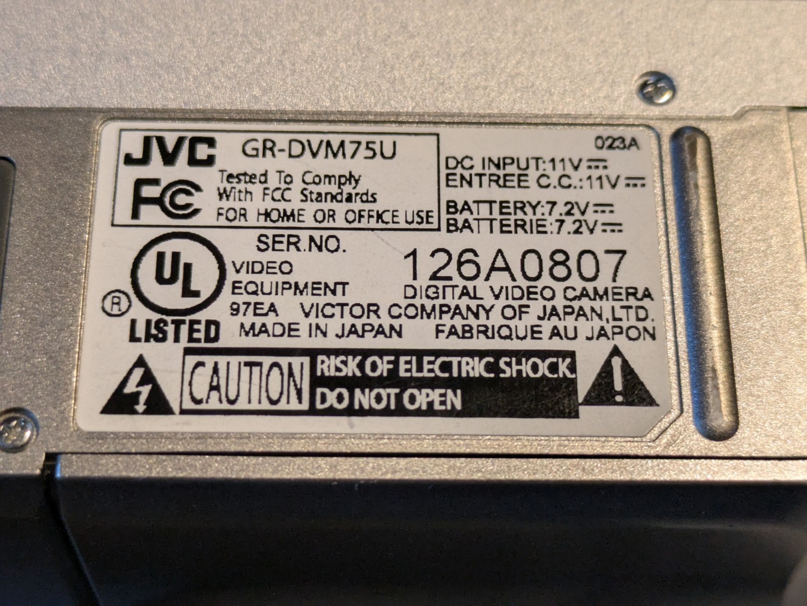 JVC GR-DVM75u Camcorder MiniDV Digital 200X Zoom Video Tansfer Working Item image 8