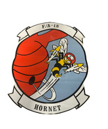 Vintage F/A-18 Hornet Sticker 13” X 10” - $15.00