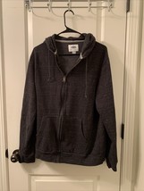 Old Navy Men&#39;s Zip Up Hoodie Sweatshirt Pullover Size XL Dark Gray - $43.56