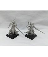 Lot Of (2) RPG Dnd Demon Warrior Fighters With Dual Swords Metal Miniatures - $18.35 CAD