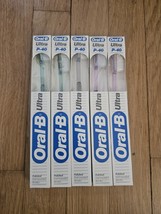 Vintage 1987 Oral-B Ultra P40 Adult Translucent Toothbrush Lot Of 5 - $32.71