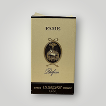 Vintage NIB Perfume Famé France Corday 7.5ml Pure Parfum Brand New 1970 READ - £115.66 GBP