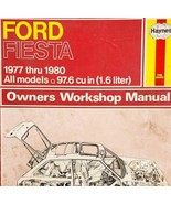 Ford Fiesta Haynes Owner Workshop Repair Manual 1977-1980 Vintage PB BKBX10 - $68.37 CAD