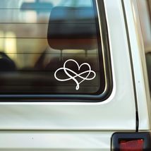 Infinity Chain Love Forever Vinyl Decal Sticker UV &amp; Water Proof Gift La... - $109.18 MXN