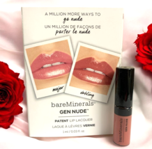 BareMinerals Gen Nude Patent Lip Lacquer Dahling Travel Size 1mL / 0.03oz - $232.08 MXN