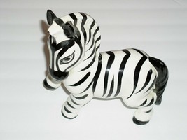 Zebra Animal Figurine Vintage 1960&#39;s Ceramic - £39.81 GBP