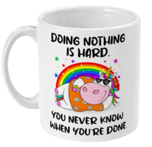 Doing Nothing is Hard Funny Coffee Mug - £12.77 GBP