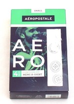 Aeropostale White Ribbed A Shirt Tank 4 in Package New in Package Men&#39;s Small S - £36.16 GBP