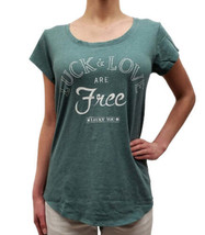Lucky Brand Womens Printed T-Shirt Color Sea Pine Size 2XL - £20.19 GBP