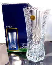 Vintage 8.75&quot; Cristal D&#39;Arques France Royale 24% Lead Crystal Flower Vase - £23.41 GBP