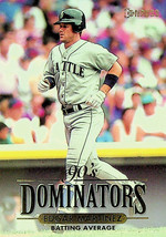 1994 Donruss Dominators Jumbo Edgar Martinez Bat Avg Box Topper #4 SN0775/10000 - £2.35 GBP