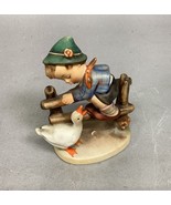 VTG Hummel Goebel Boy on Fence Duck Barnyard Figurine Western Germany - €16,83 EUR