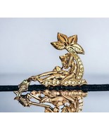 Vintage Mexican Fisherman Brooch Siesta Sombrero Fish Palm Tree Rhinestone - $65.55 CAD