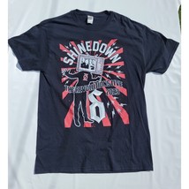 Shinedown Tour T-Shirt M 2023 The Revolutions Live Band Tee Three Days G... - $17.97