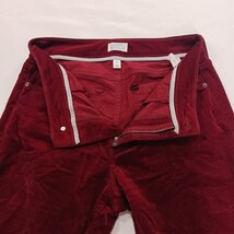 Market & Spruce WGW20576 Womens Red Cotton Stretch Corduroy Pants Size 8 (28×30) image 11