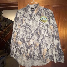 Natural Gear Camo Long SleeveMen&#39;s Shirt Small 2008 Ducks Unlimited Patch - £19.93 GBP