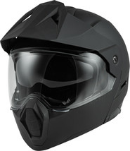Fly Racing Street Mens Odyssey Adventure Modular Helmet Matte Black Lg - £227.30 GBP
