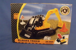 Toys New Block Truck Backhoe Building Blocks Set 18 pieces - $12.95