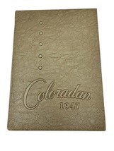 1947 “Coloradan” University Of Colorado CU Boulder Yearbook Buffalos - £28.57 GBP