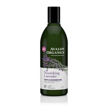 Avalon Organics Bath & Shower Gel Nourishing Lavender, 12 oz - £25.72 GBP