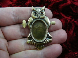 (b-bird-301) Owl night perched owls pin pendant brooch love lover - £13.70 GBP