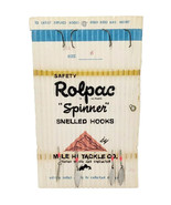 Rolpac &quot;Spinner&quot; Vintage Mile Hi Tackle Co. Snelled Hooks Partially Used... - $13.52 CAD