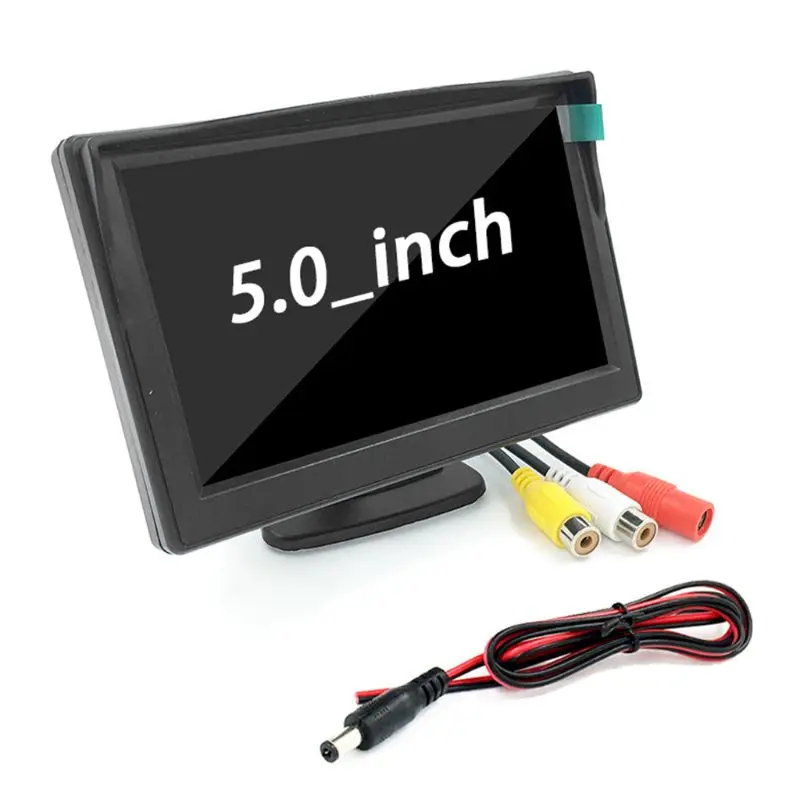 5 inch LCD HD Screen Monitor Suction Cup  Parking Camera Car Rearview Reverse - £21.55 GBP