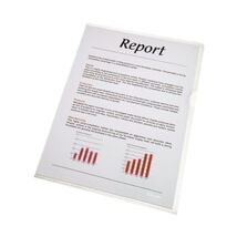 Esselte 54810 Standard Folder Plastic Cut Flush Copy-safe A4 -Clear, Pac... - $65.00