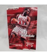 Chicago Bulls 2000-2001 Pocket Schedule Elton Brand Rookie Of The Year - $13.56 CAD