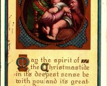 Virgin and Child Christmas Christmastide Embossed Whitney Made DB Postca... - $6.88