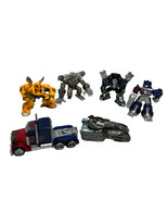 Lot Of 6 Transformers Robot Heroes 2007 Hasbro Mini Figures Optimus Prime - £6.62 GBP