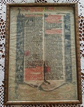 Vintage ~ The Greatest Story In The World Print ~ Antique Frame ~ St. Luke... - £59.98 GBP