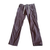 Vuori Ripstop Pants Purple Elastic Drawstring Waist Cropped Casual Size ... - $50.00