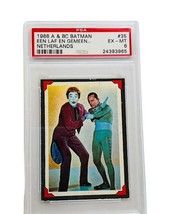 Batman Trading Card 1966 Periodical Topps Psa 6 Netherlands Joker Riddler Pop 3 - £1,790.74 GBP