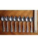 8x Teaspoons VICTORIA Reed &amp; Barton Select 18/10 Glossy Stainless China ... - $657.09 MXN