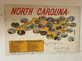Vintage CB Ham radio Card WN4HMR   Vacationland North Carolina 1962 - $4.94