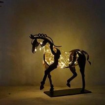 Handmade Metal Horse Sculpture - £28.93 GBP